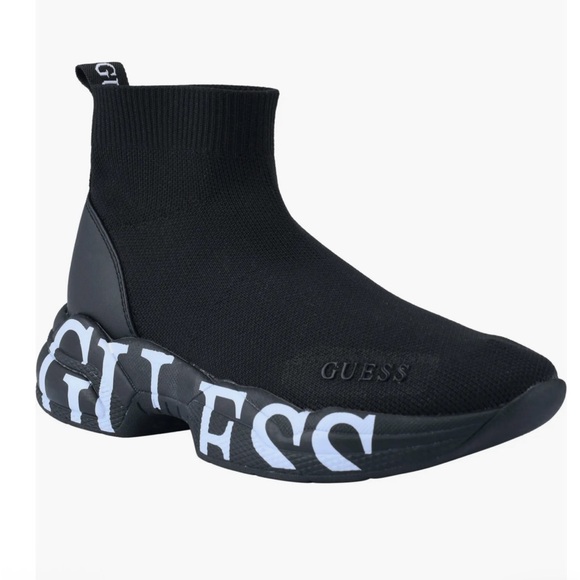 Guess Sz 6 M Ankle Boots High Top Sock Sneakers New - Picture 1 of 7